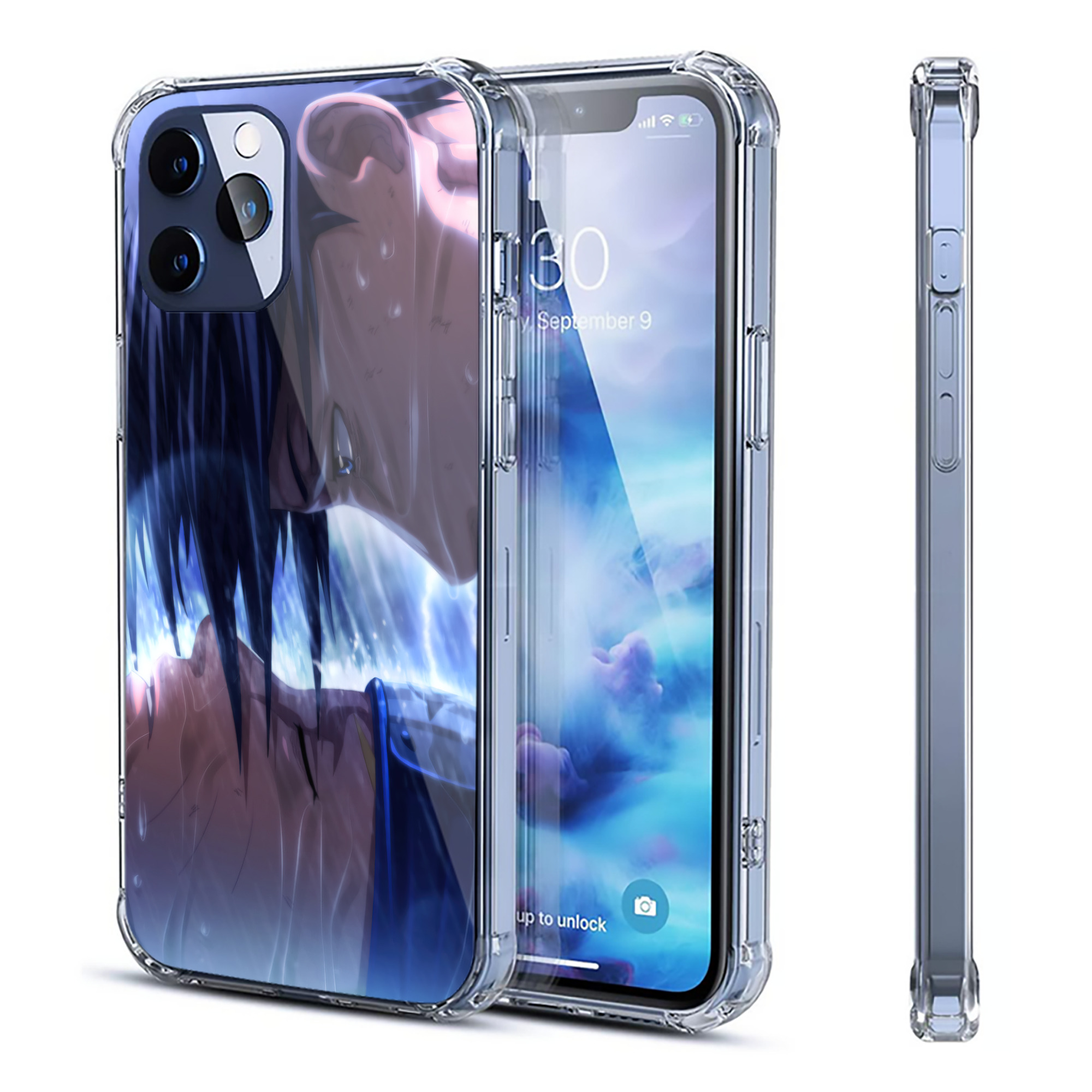 （画像用） NARUTO -ナルト- NARUTO -ナルト- 疾風伝 【iPhone 12シリーズ対応】透明スマホケース（クリアソフトケース）